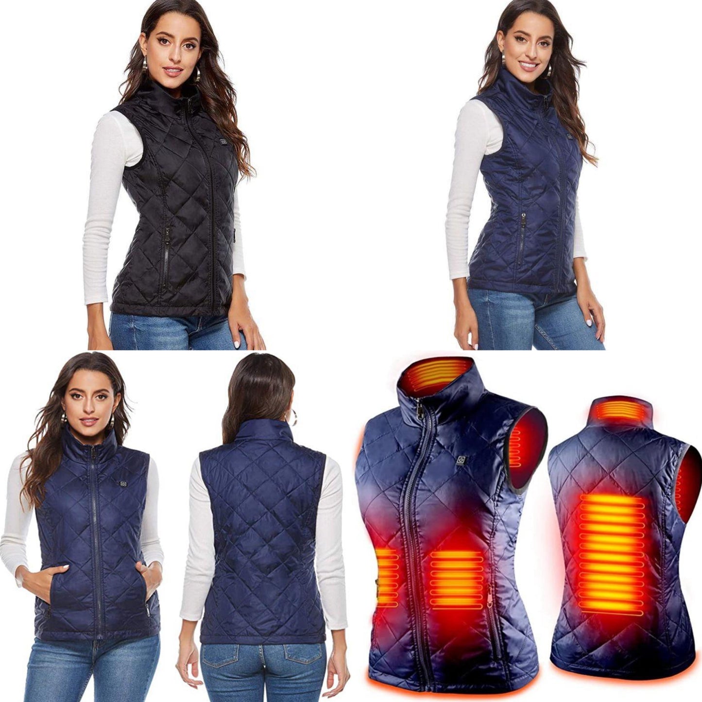Dulcira | Fashionable Heating Vest with Usb