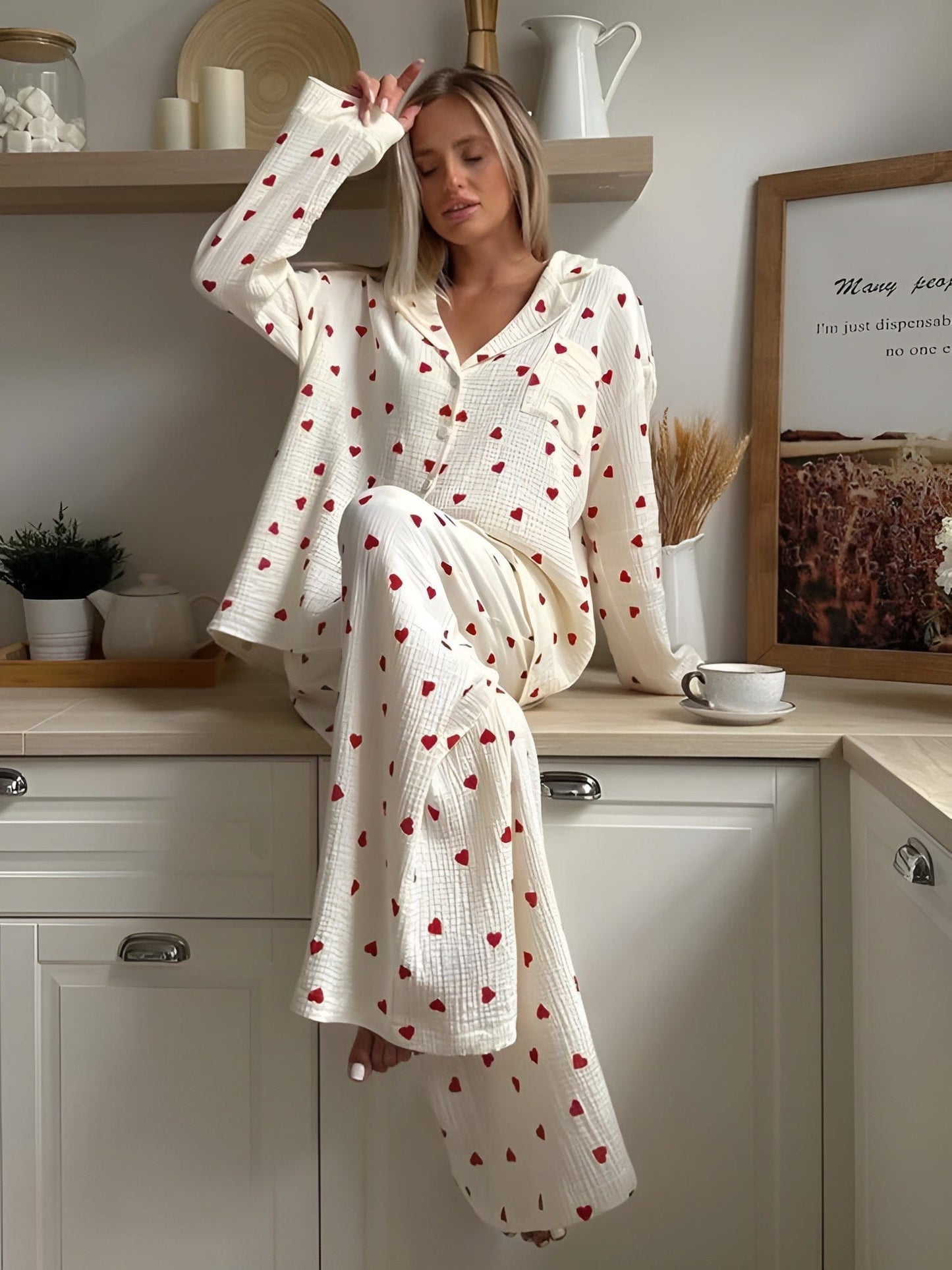 Dulcira | The Aesthetic Heart Pajama Set