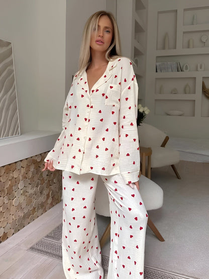 Dulcira | The Aesthetic Heart Pajama Set