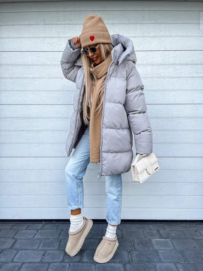Dulcira | Thick Warm Jacket Elegant Seasonal Collection Ideal for Winter